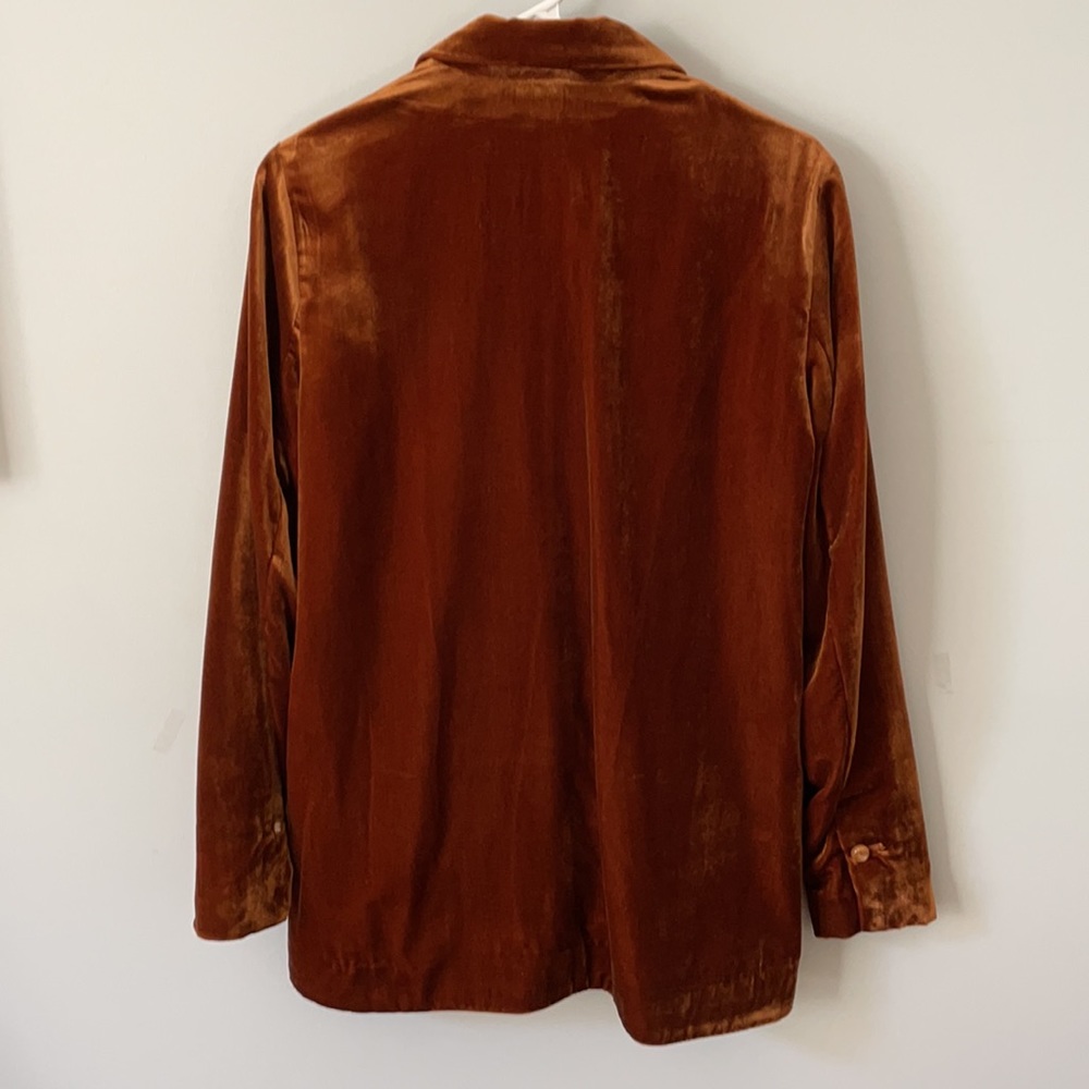 Velvet Brown Blazer for Women - Picture 7 of 11